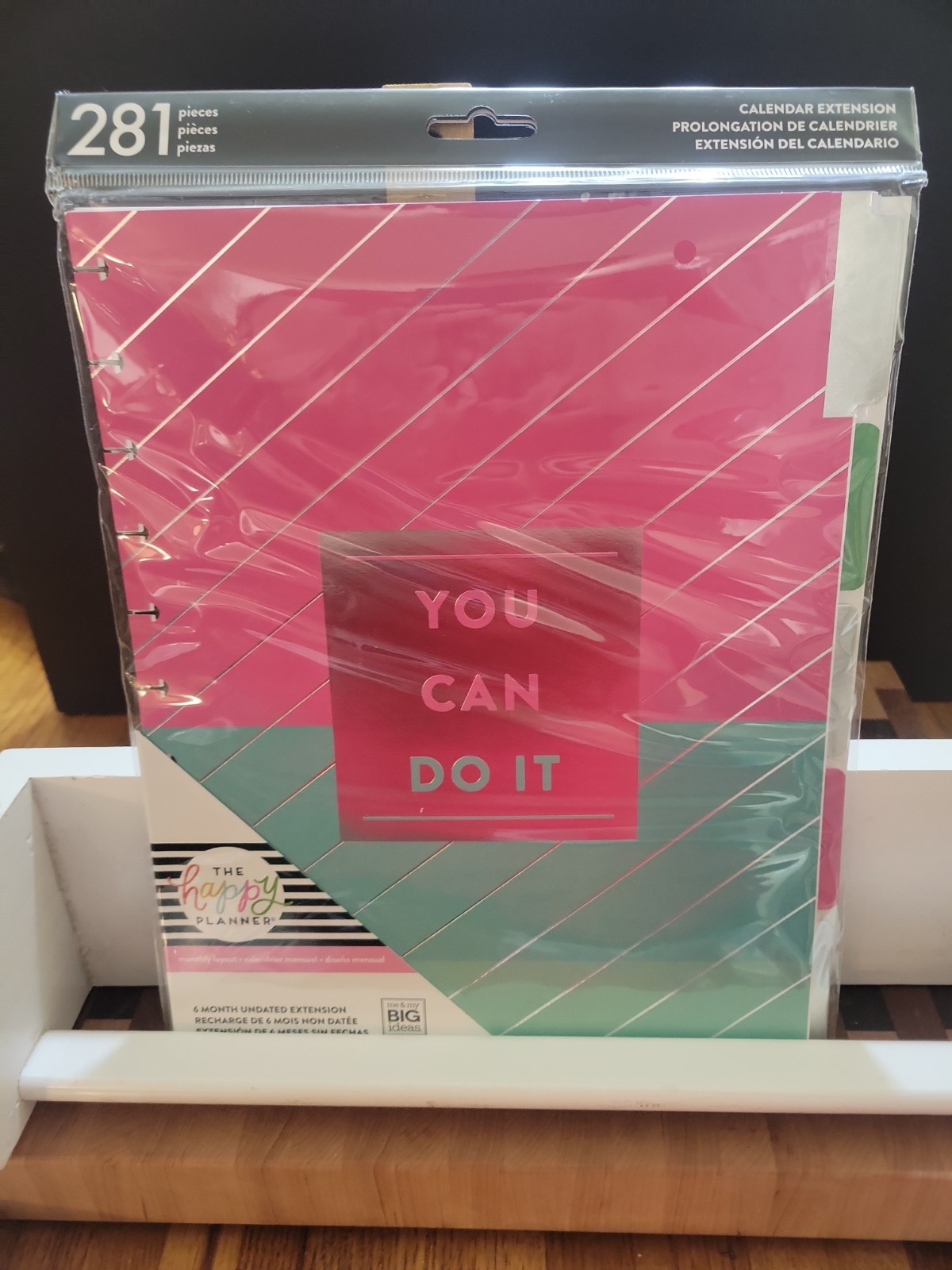 NEW The Happy Planner – 6 Month Extension – “You Can Do It “ (281 peices)