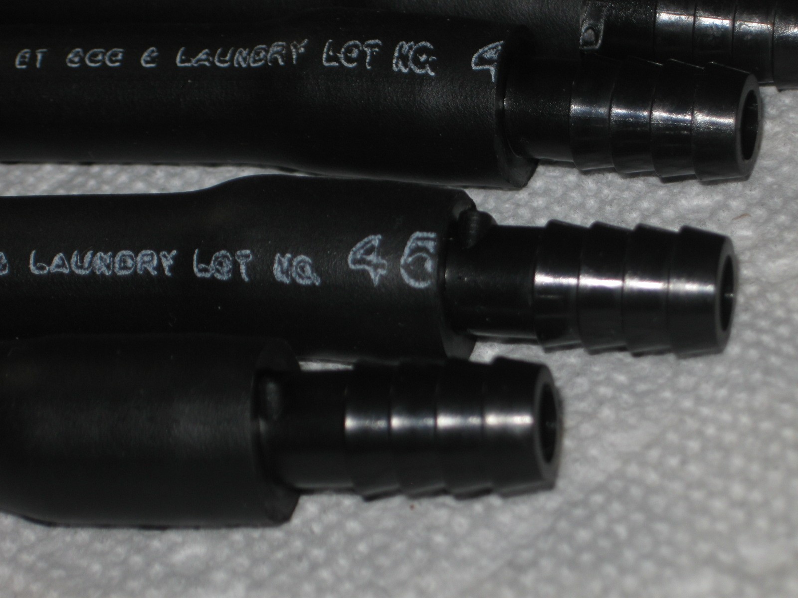 Peristaltic Pump Tubes 1/4″ x 1/2″ x 9-1/4″ Long Pack of 6 + 3/8″ Barb Connector