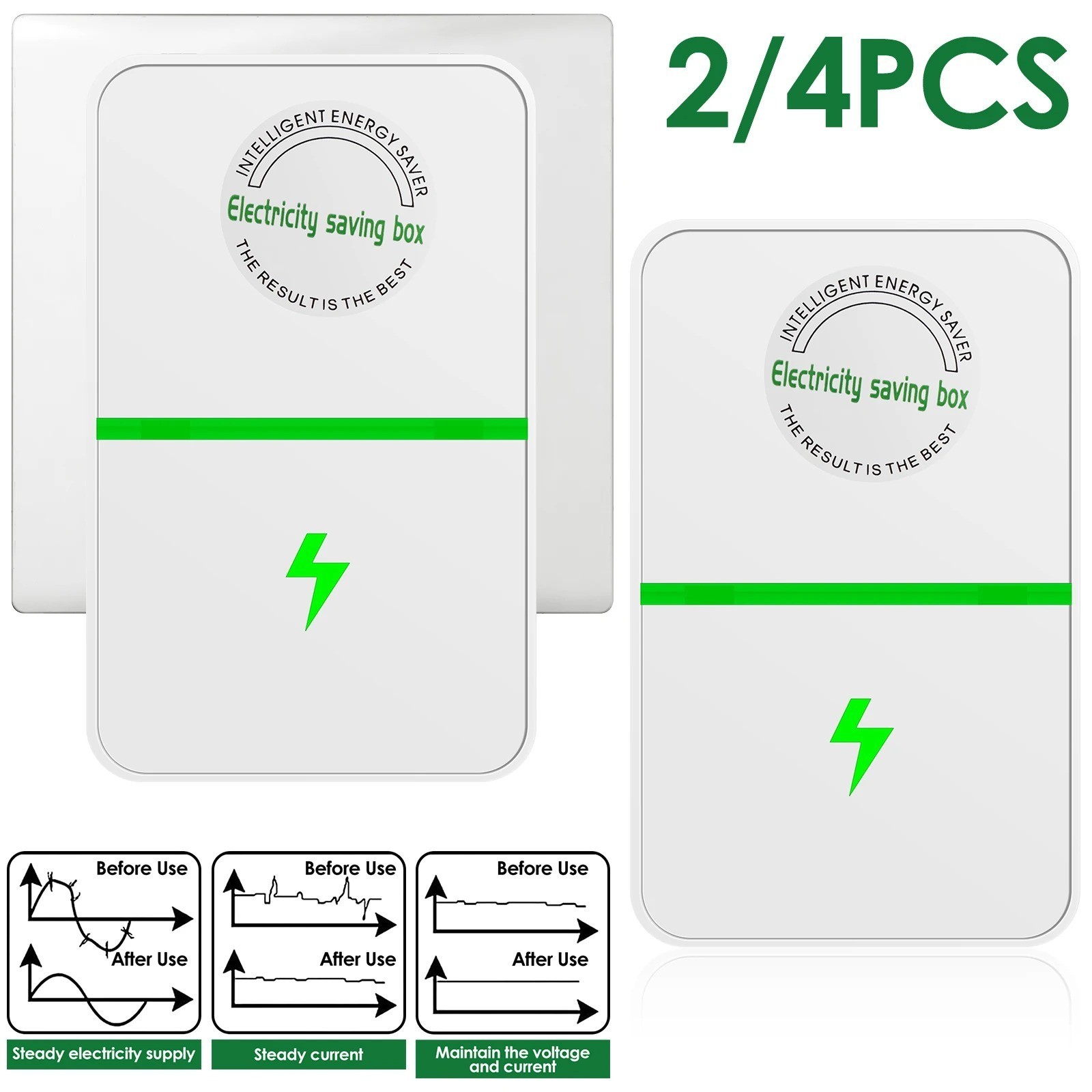 Energy Saving Device Stopwatt Electricity Saving Box Stabilize Voltage Device-US