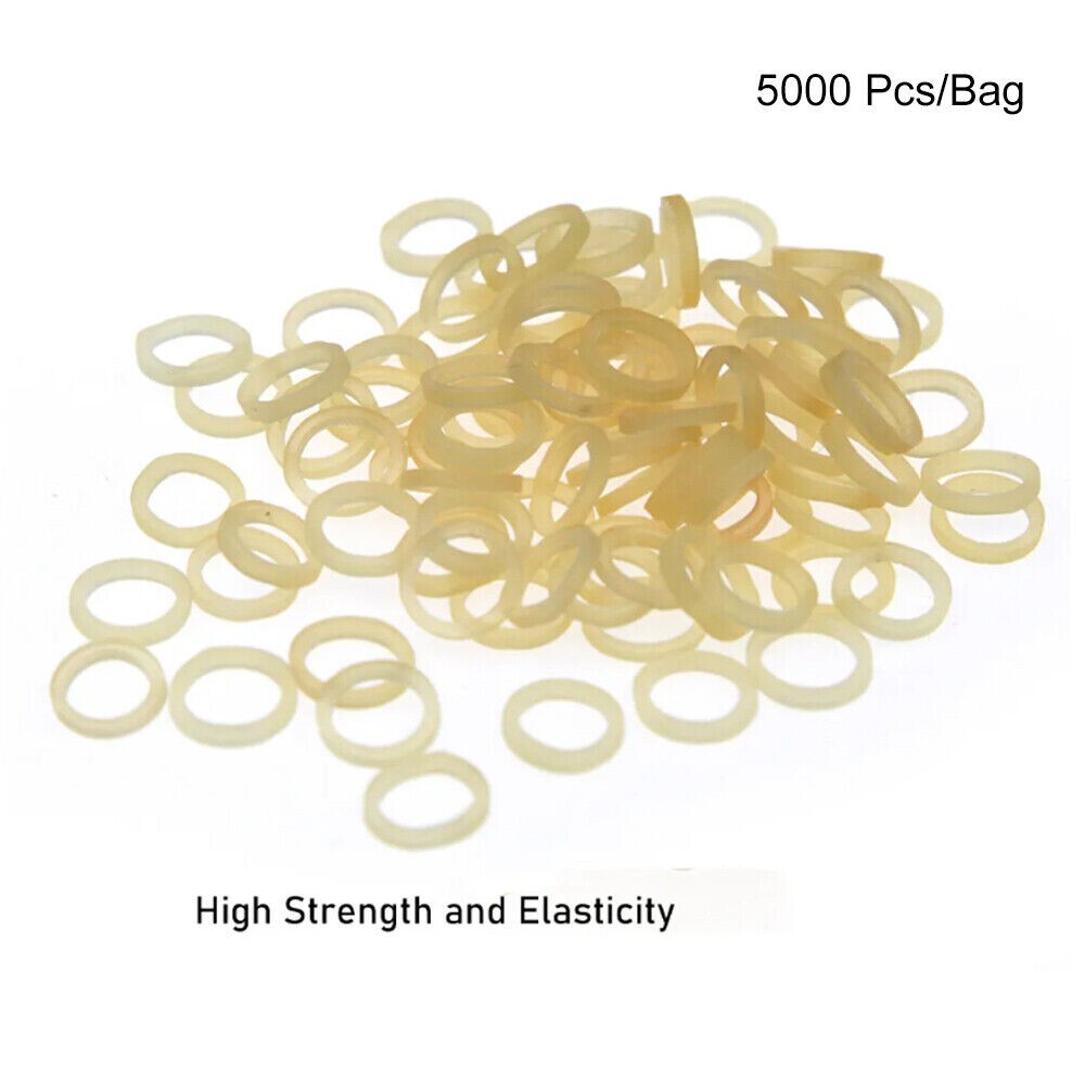 5000 Pcs/Bag Dental Orthodontic Rubber Bands Elastics Latex Braces 3.5/4.5/6.5Oz