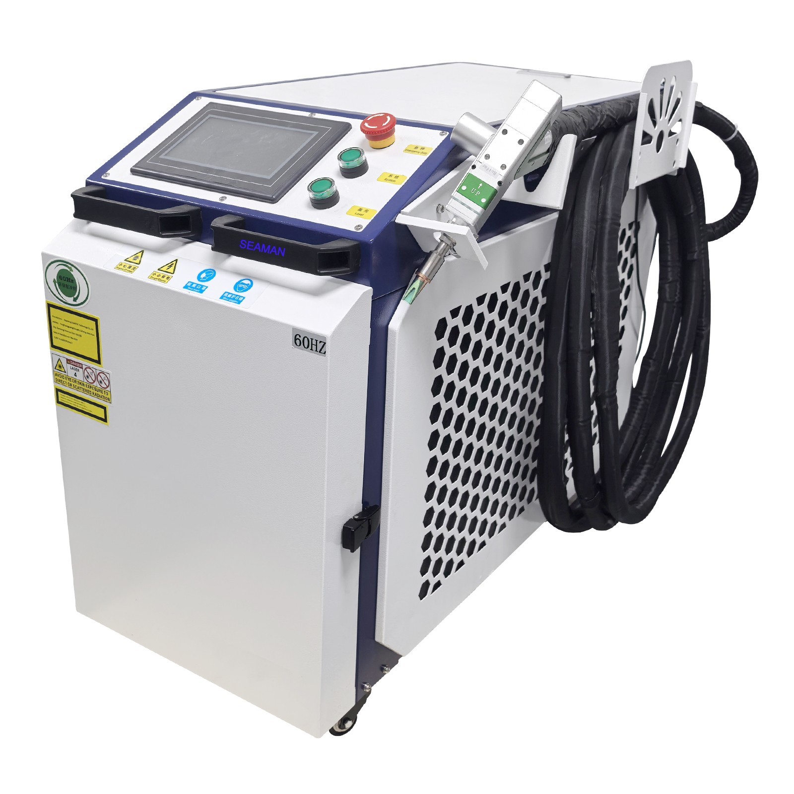 🔥Raycus 3000W Handheld Fiber Laser Welder Cutting Cleaning Machine 4 IN1 Double