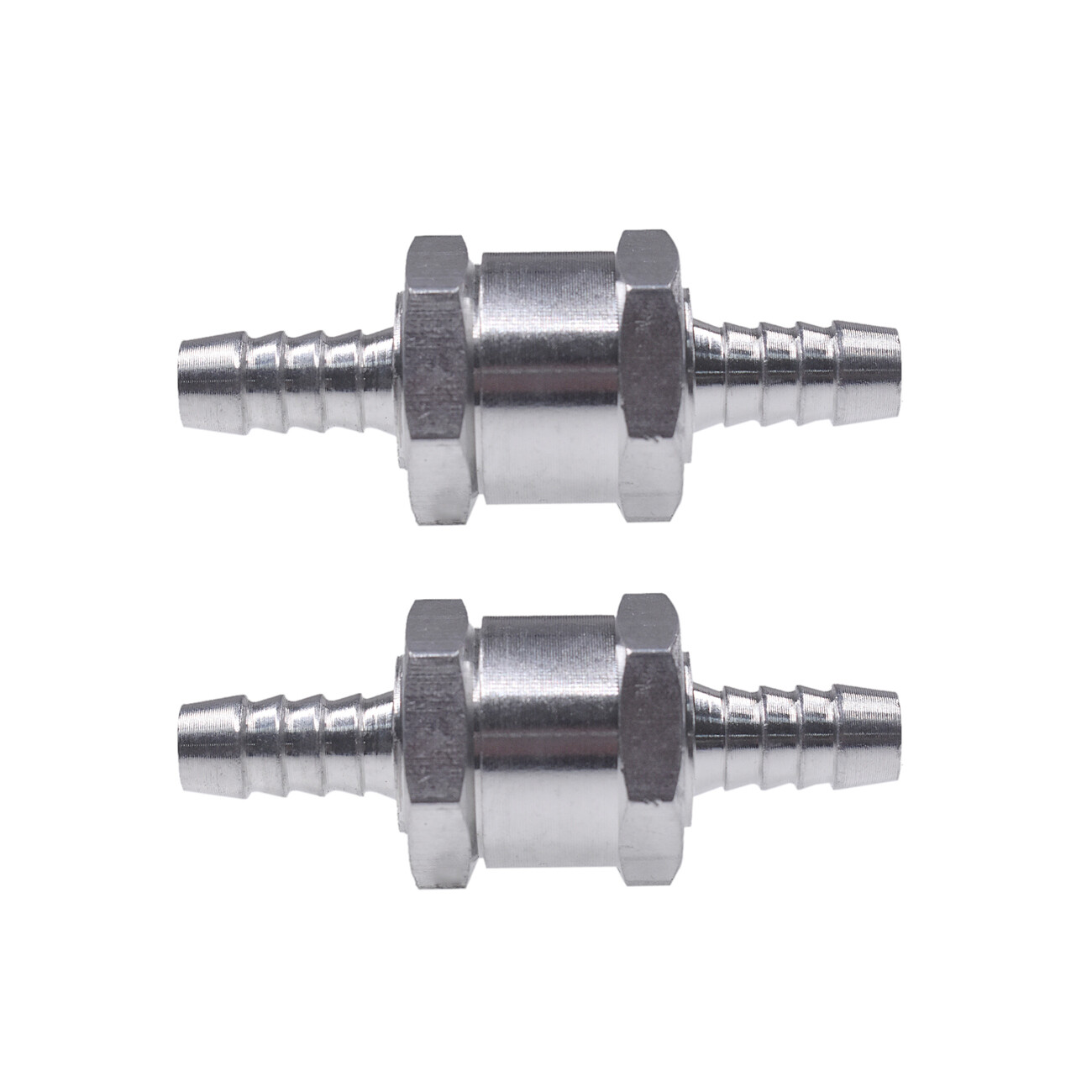 2pcs 8mm 5/16″ Fuel Line One Way Non Return Check Valve Petrol Diesel Oil Alloy
