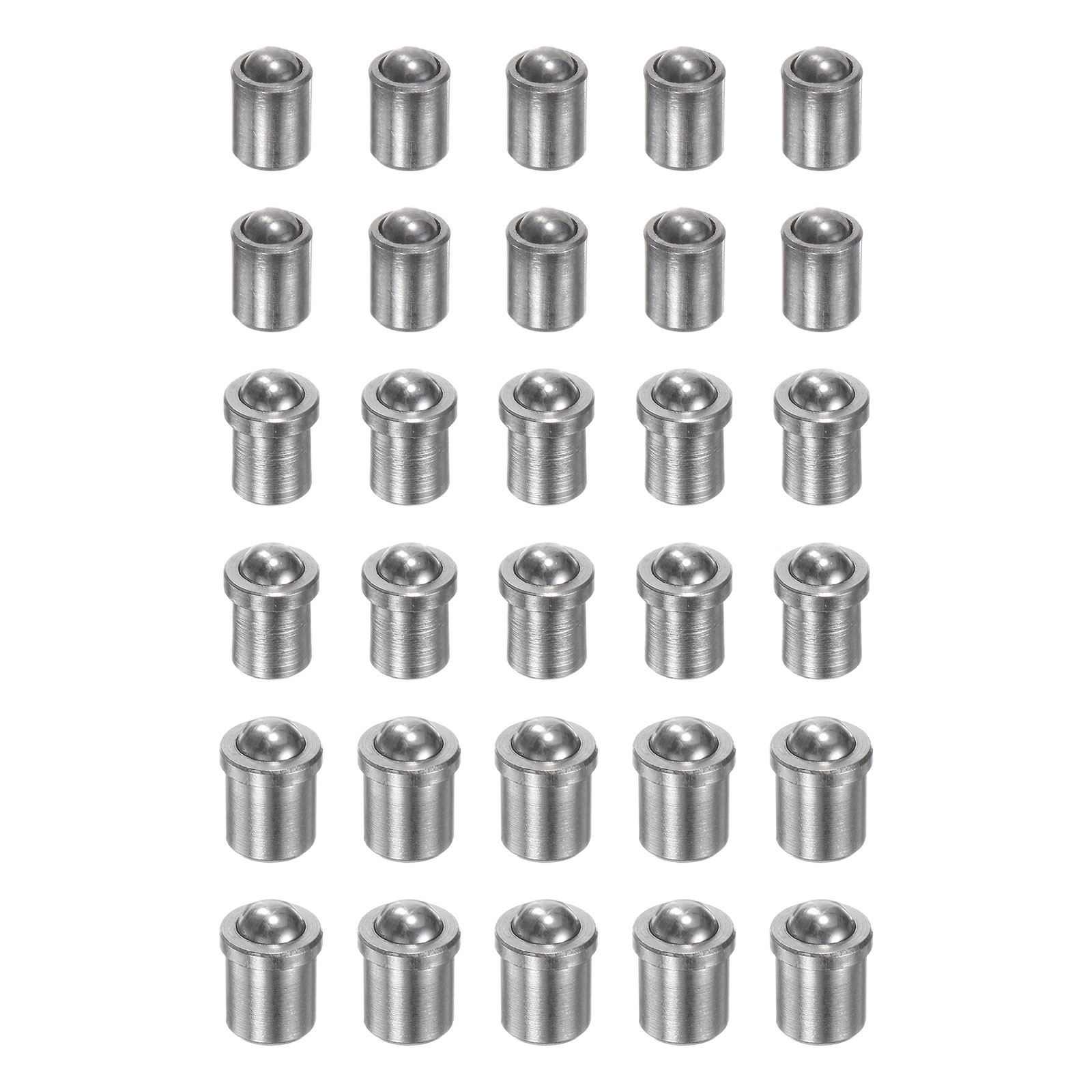 30pcs Ball Plunger 2×3/3×4/4x5mm 304 Stainless Steel Ball Point Spring Plunger