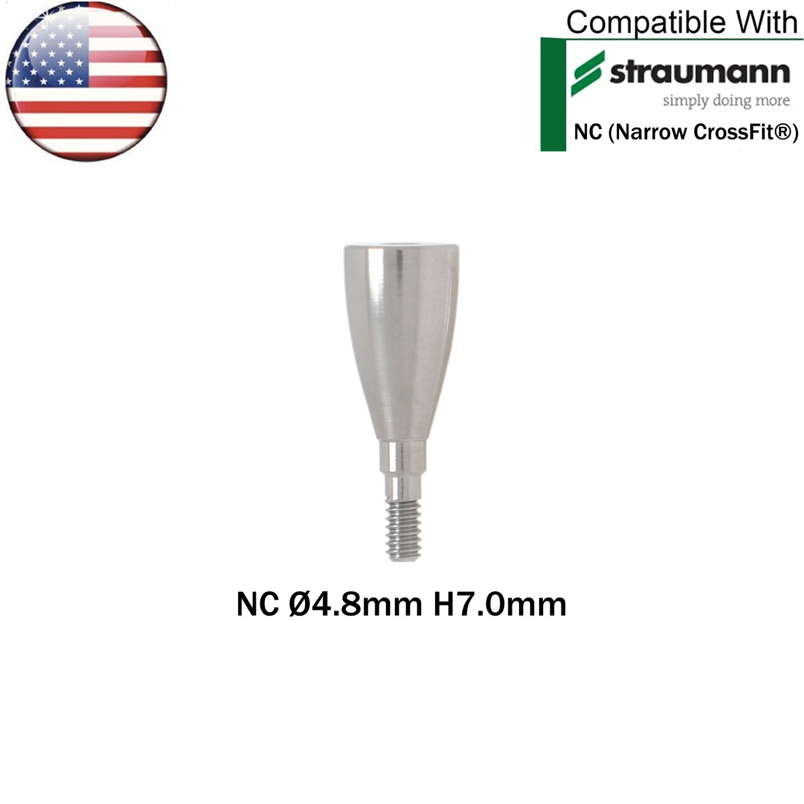 US Dental Healing Abutment NC Closure Caps Compatible with Straumann ITI BL/BLT