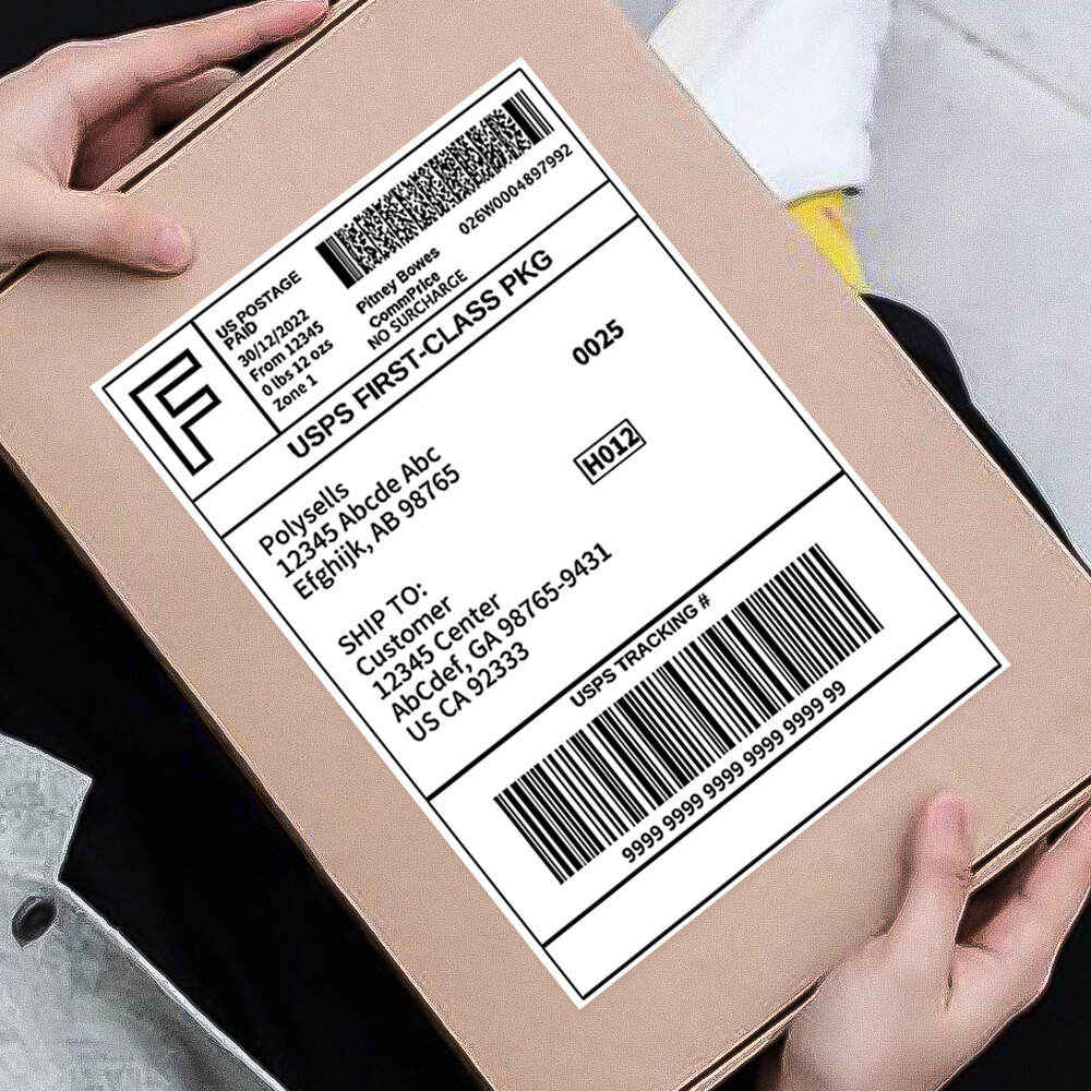 8.5×11 Shipping Label Sheets – Address Labels Stickers for Laser Inkjet Printer