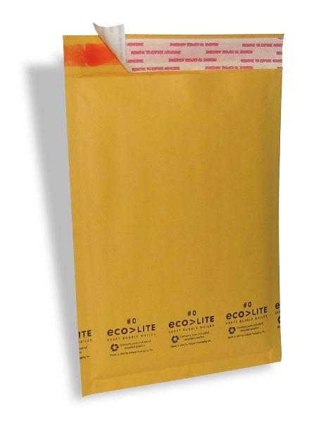 500 #0 6.5×10” Ecolite X-Wide Kraft Bubble Padded Envelopes Mailers – TheBoxery