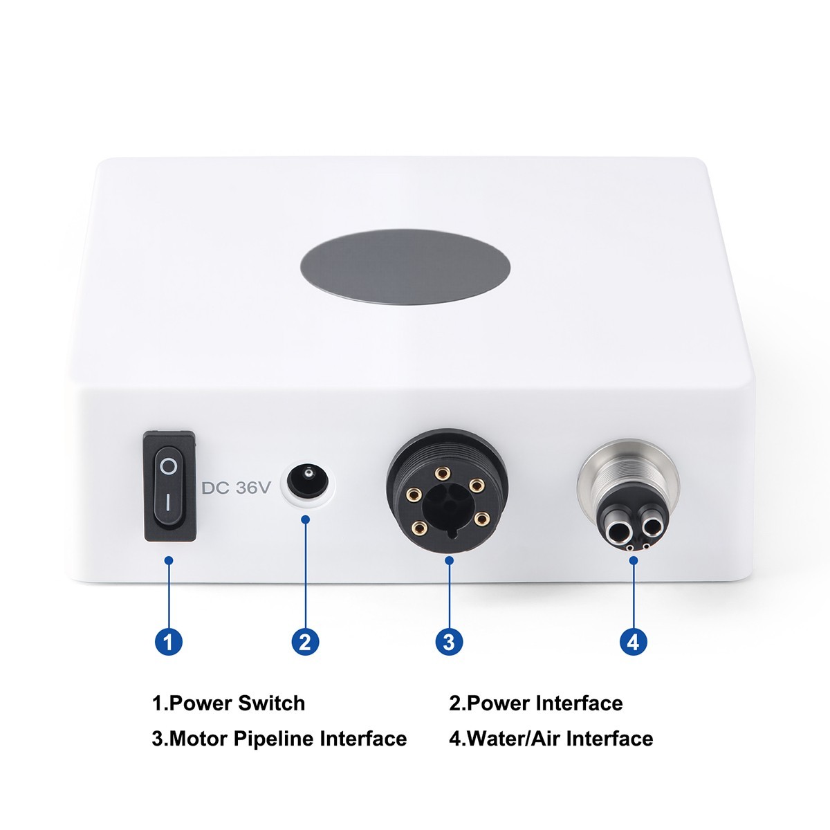 Dental Electric Micro Motor Brushless LED Micromotor 4 Hole 1:1 1:5 16:1 Modes