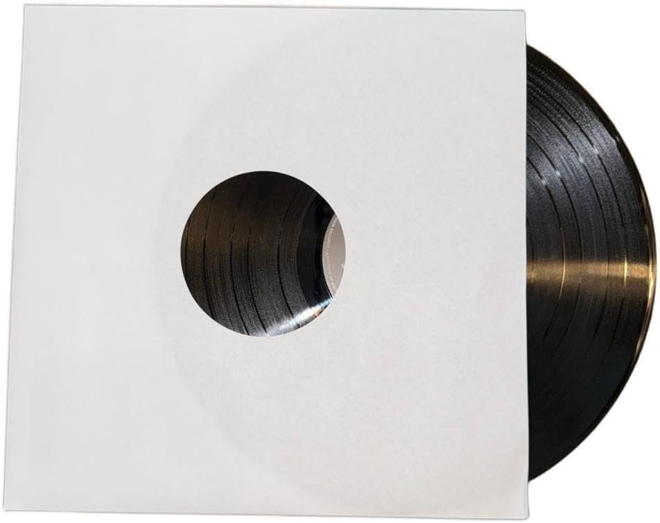 500 – Pack White Paper Vinyl 45 RPM Record Inner Sleeves 7-Inch LP Album