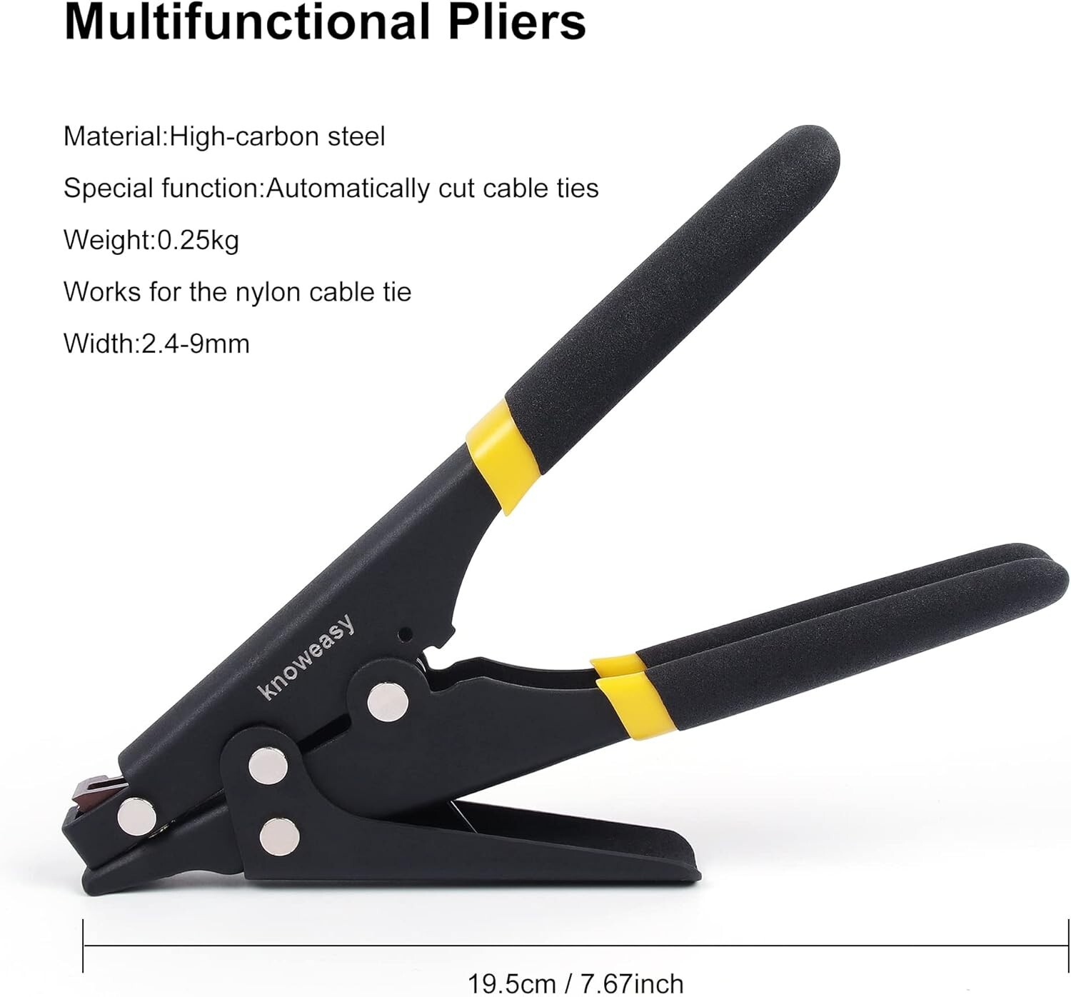 Professional Cable Tie Cutting and Tensioning Tool – Ideal for All Applications