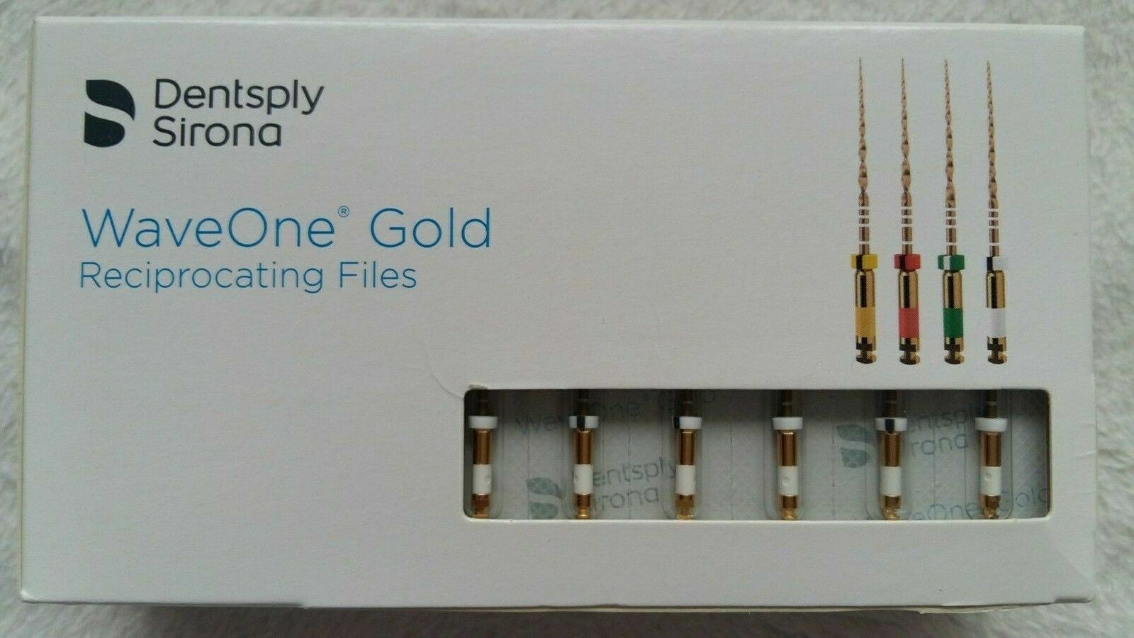 Waveone Gold Wave One Assorted 25mm Endodontic File Root Canal Dentsply 6pcs/Pk