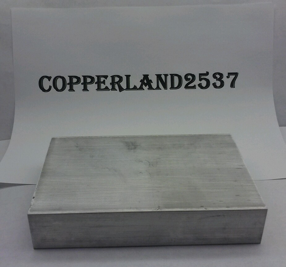 1″ X 2″ X 3″ long new 6061 solid aluminum plate flat bar stock cnc mill block