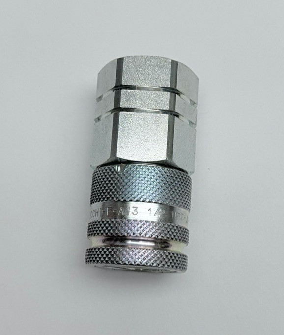 F-A13 STUCCHI 1/2″ NPT, FLAT FACE QUICK COUPLER, FEMALE THREAD