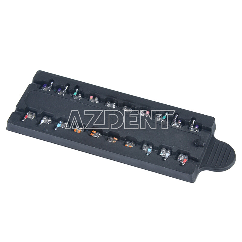 1-50X AZDENT Dental Ortho Monoblock Brackets Braces Mini Roth .018 3-4-5 Hooks