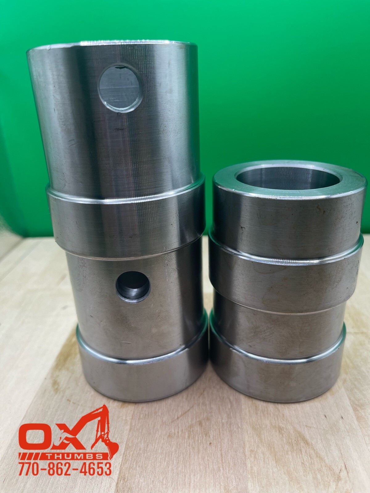 4 PCS Cat 303 304 Bucket Ears 40 MM Bucket Pin Bosses Bushings Weld In