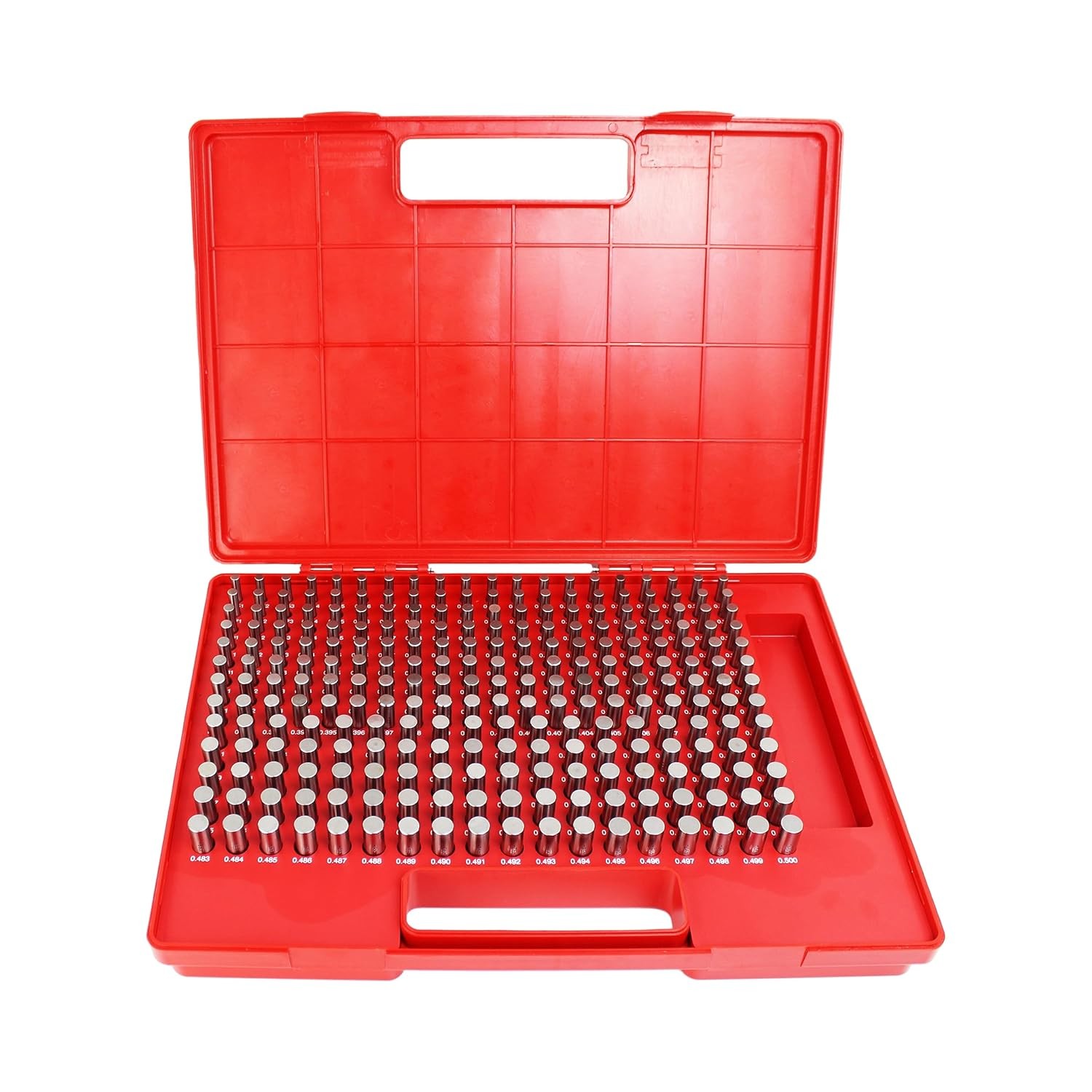 250 Pc M2 .251-0.500” Steel Plug Pin Gage Set Minus Plus Pin Gauges Metal Gage