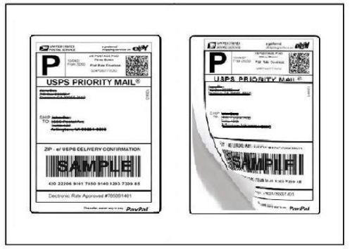 Pro Office 1000 Self Adhesive Shipping Labels Round Corner blank shipping labels