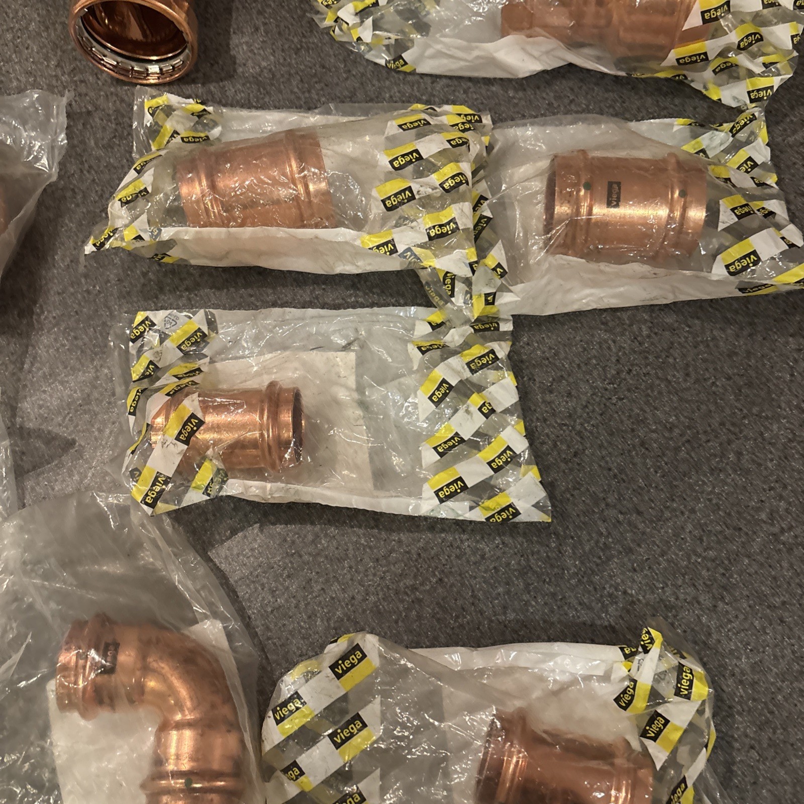 viega Propress Fittings. 3inch , 2.5 Inch , 2 Inch , 1.5inch All New .3×2.5 Redu