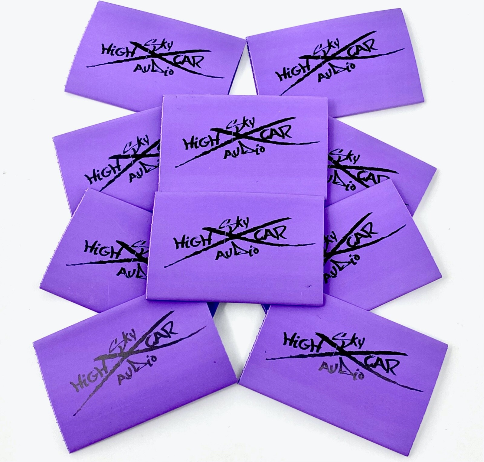 (10) 2/0 or 1/0 Gauge PURPLE 1.5″ x 2″ Heat Shrink Tube 4 Ring Terminals Tubing