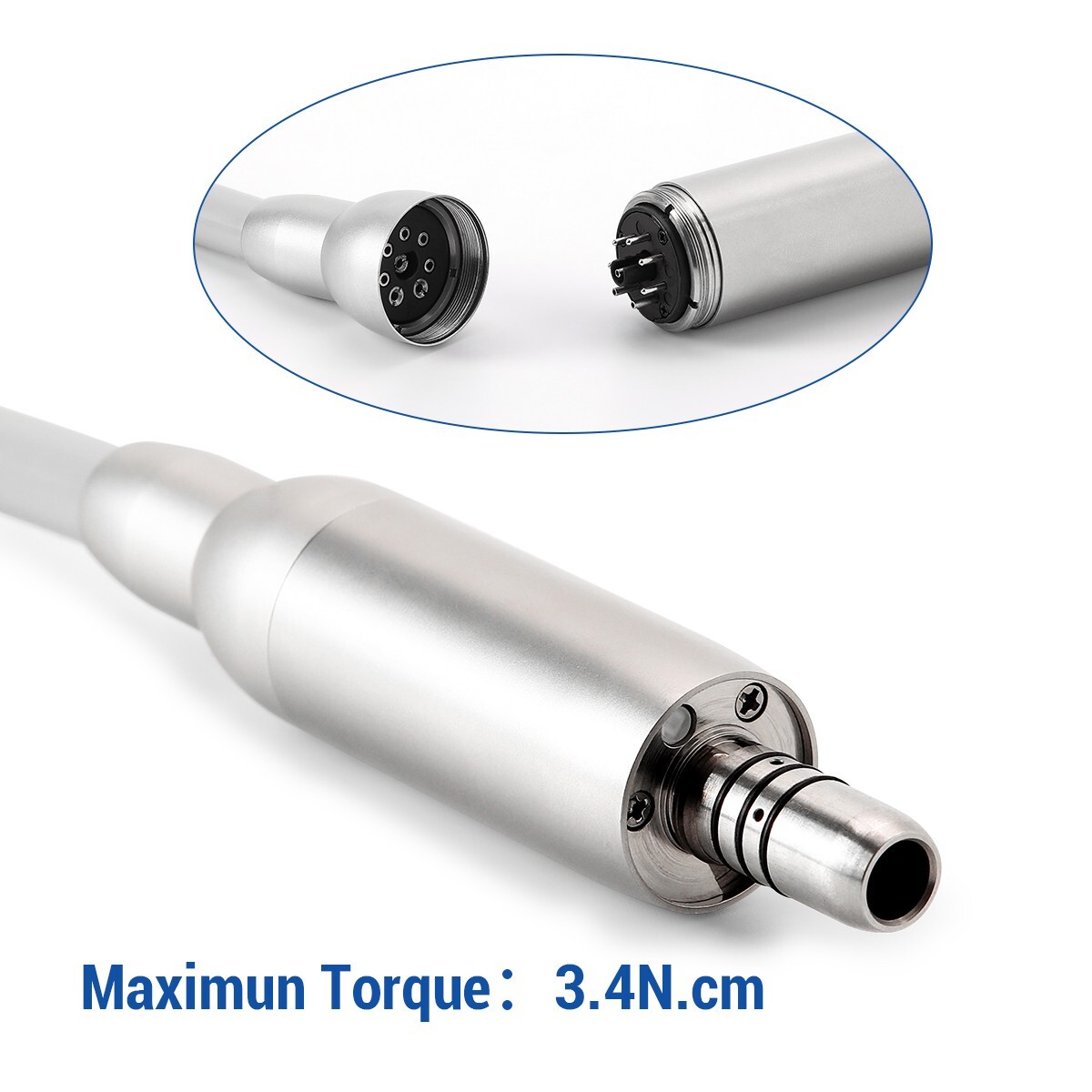 AZDENT Dental Brushless LED Electric Micro Motor 4 Holes 1:1/1:5/16:1 E-Type