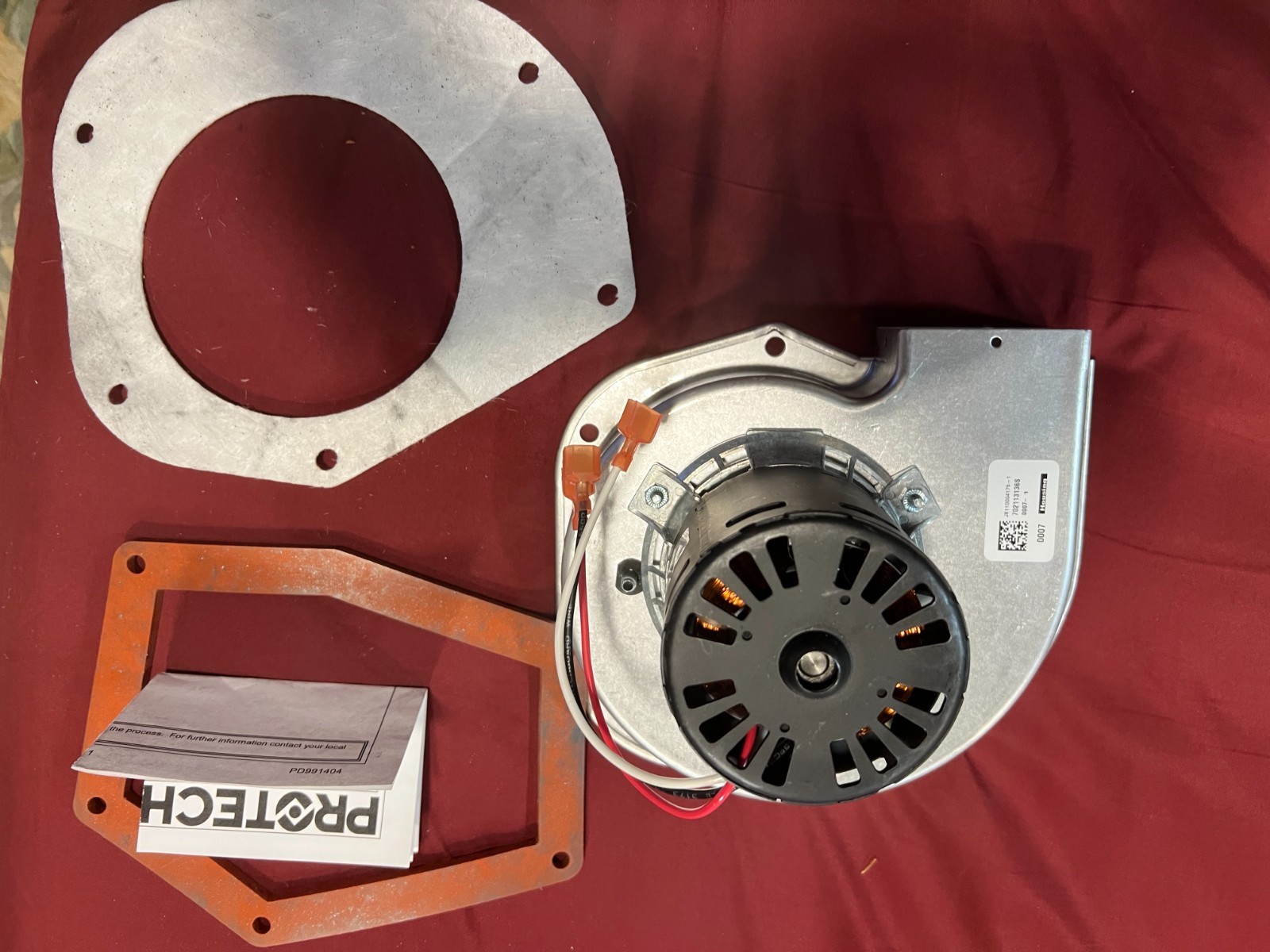 Rheem 70-23641-86 Inducer Draft Blower with Gasket