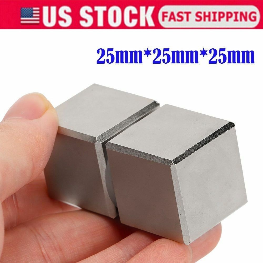 25mm Block Large Neodymium Magnet Rare Earth Super Strong Huge Mangets Lot