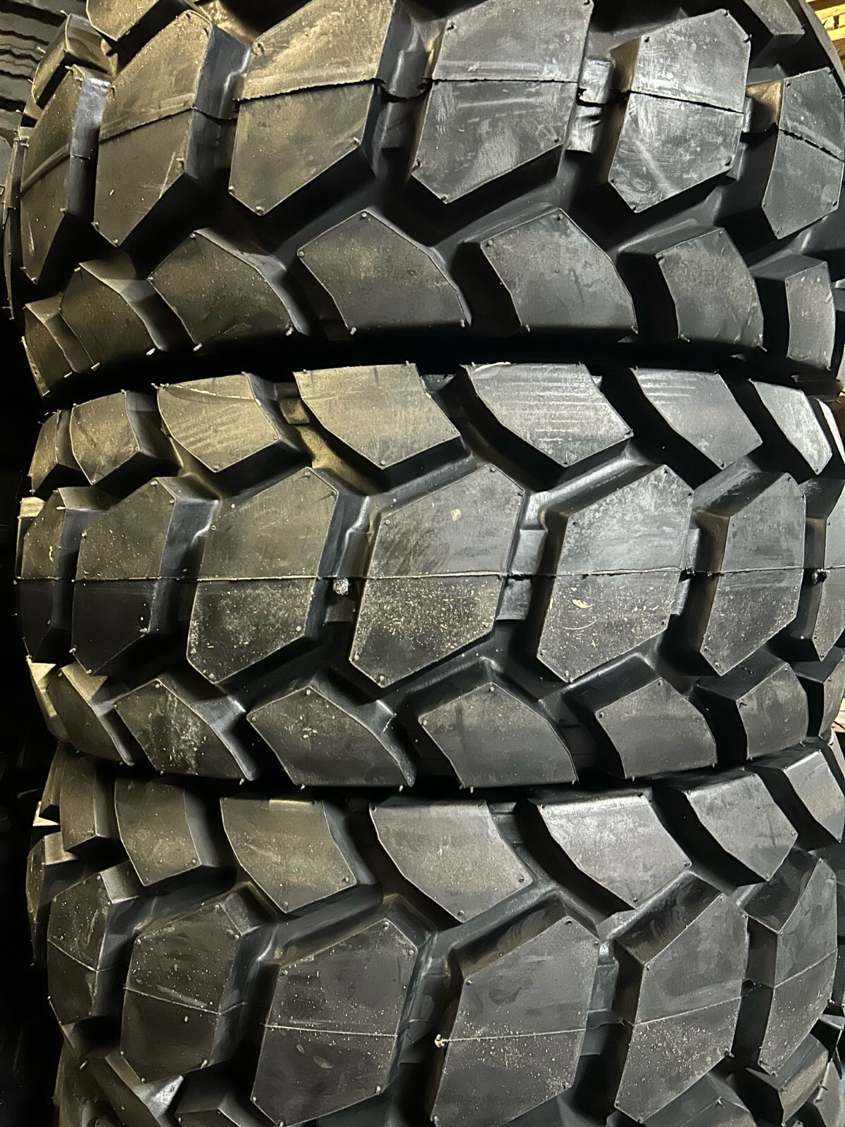 (4) 12-16.5 ROAD CREW SKS-3 14 PLY Skid Steer Loader Tire with Orange Color Rims