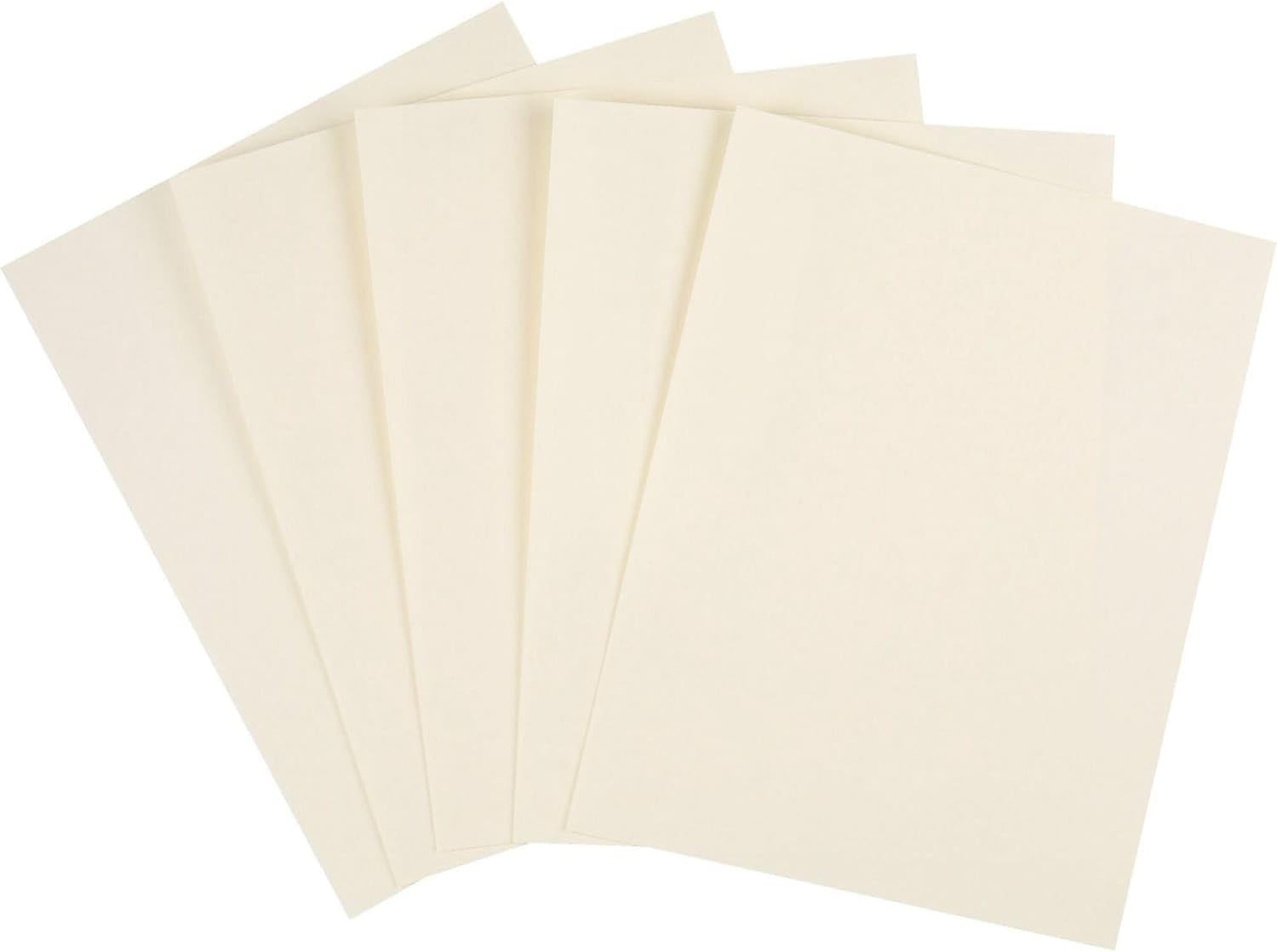 Cover Stock Paper 67 Lbs 8.5-Inch X 11-Inch Cream 250/Pack For Office School