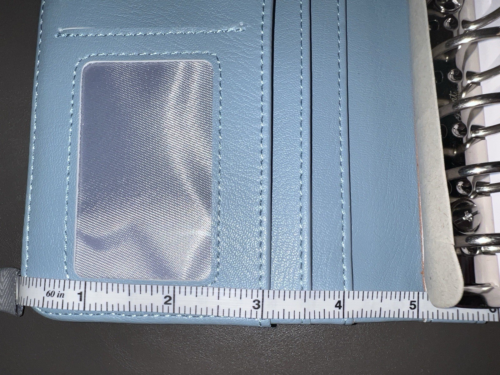 Print Pression Pocket Size Textured Blue & Pink Rings Planner Organizer NEW!!!