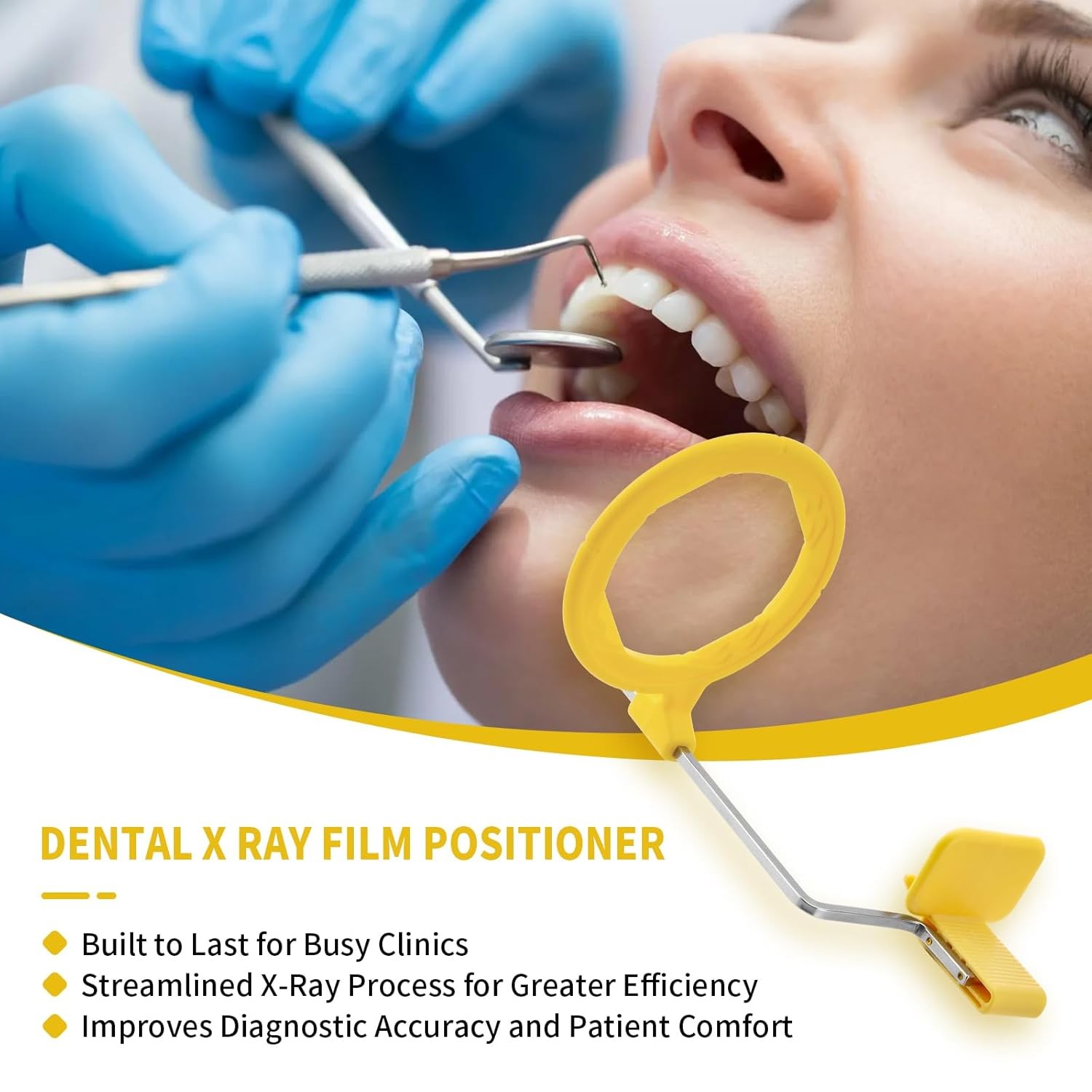 Dental X-Ray Aiming Ring Bitewing/Anterior/Posterior Arm Digital Sensor Holder