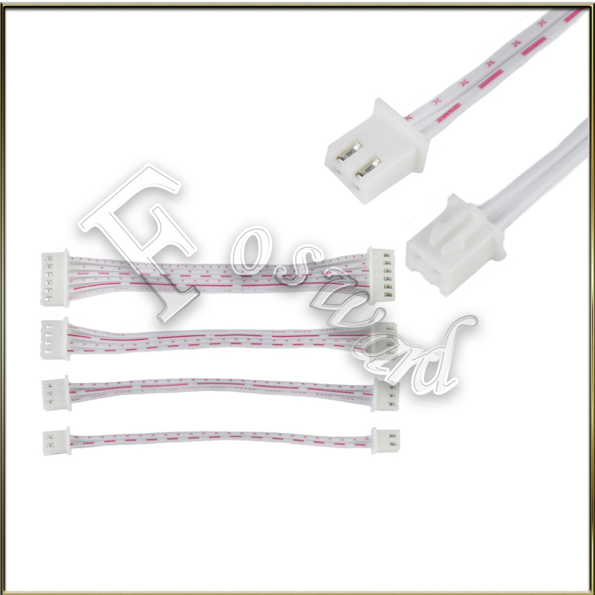 2 3 4 5 6 PIN 2.54MM PITCH JST-XH MALE TO MALE CONNECTOR CABLE WIRE LEAD 10~30CM