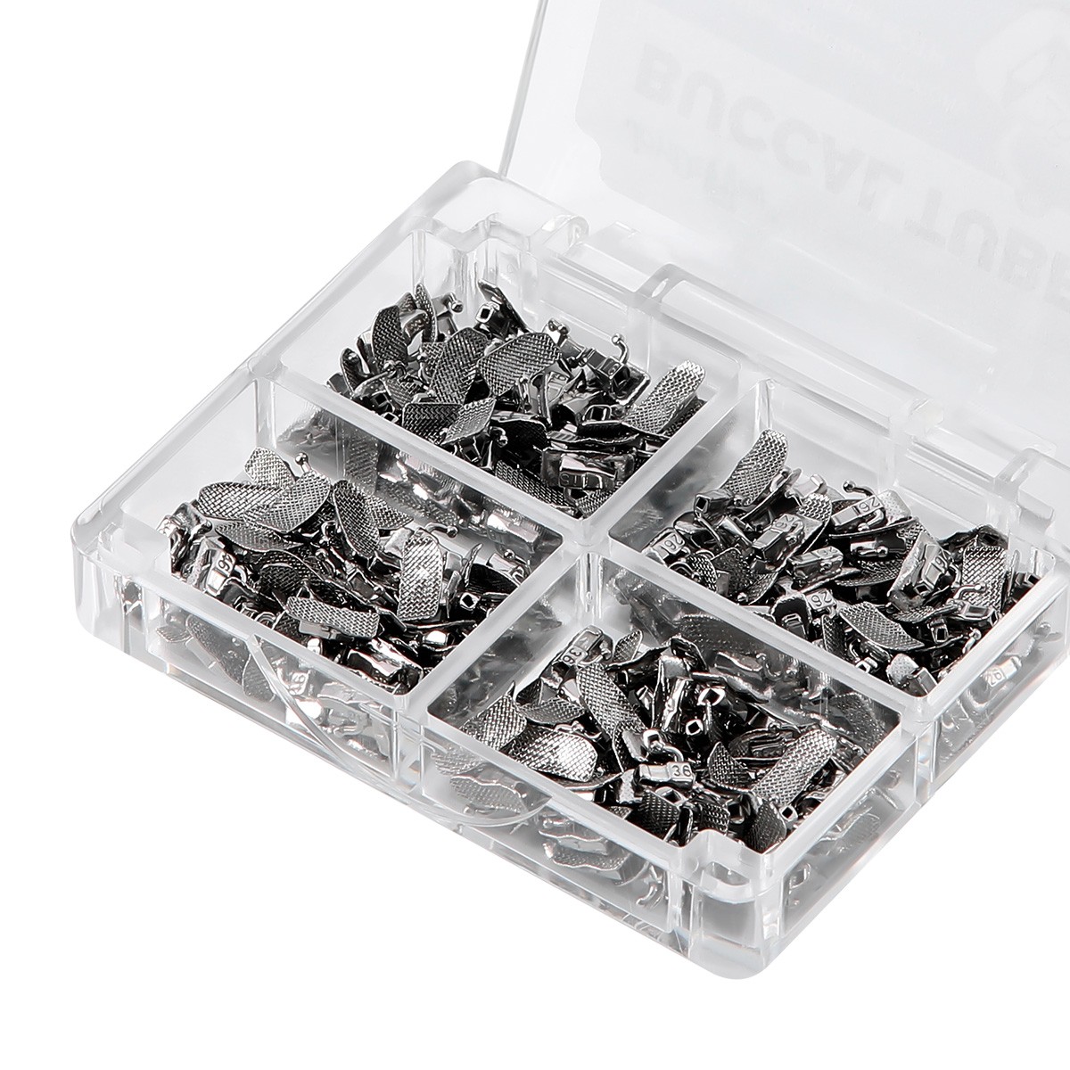 80Pcs AZDENT Ortho Bondable Monoblock Buccal Tubes 1st Molar MBT/Roth 0.022