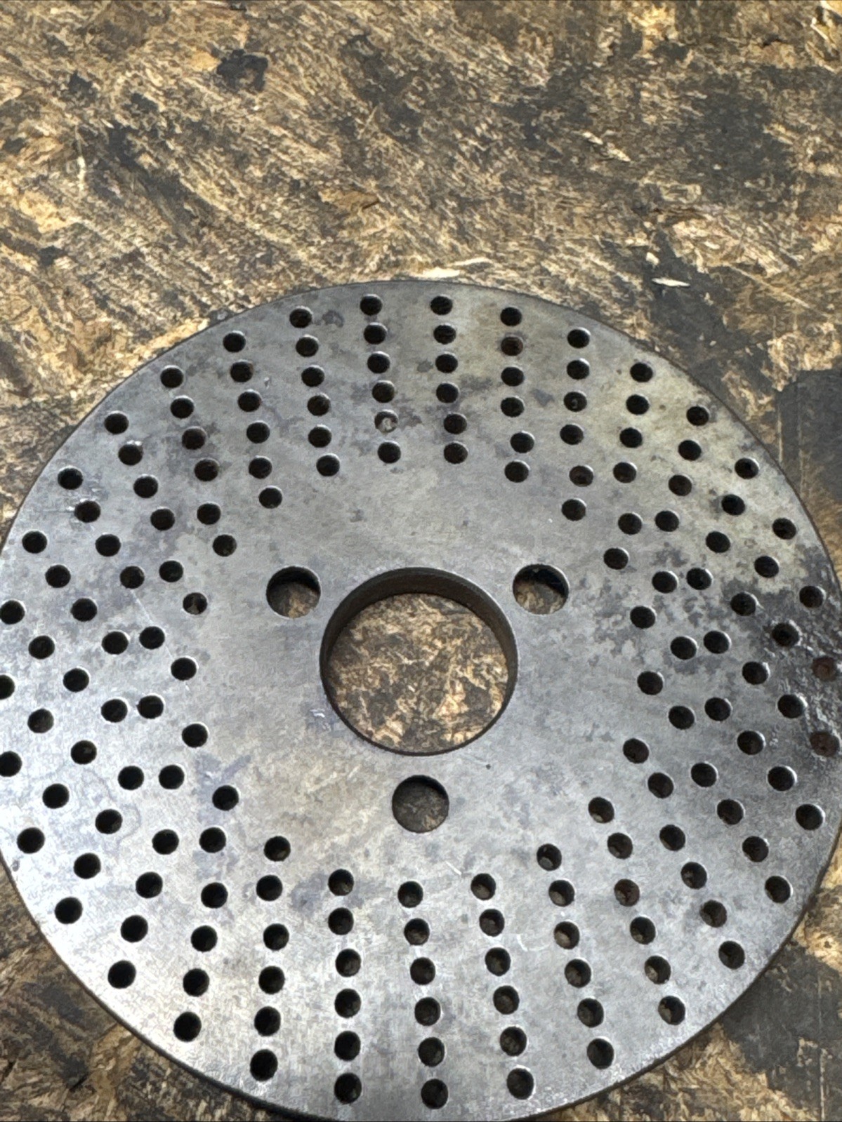 Unknown Dividing Index Plate 3 7/8 Dia 13/16 Bore 1 1/8 Hole Spacing ⬇️