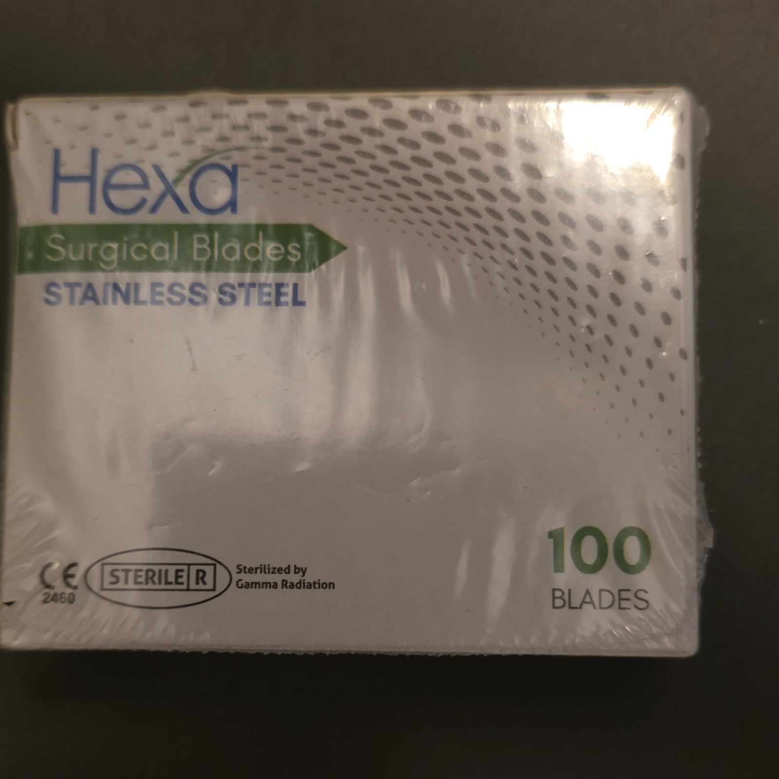 Hexa Surgical Blades Stainless Steel No. 15 Fitment No. 3 Dental PSS15