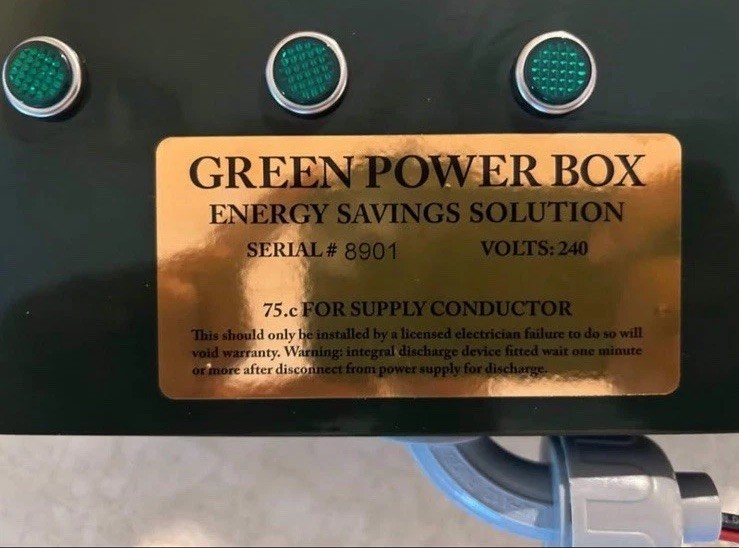 Green Power Box Energy Saving Solution Or Electricity Saving Box