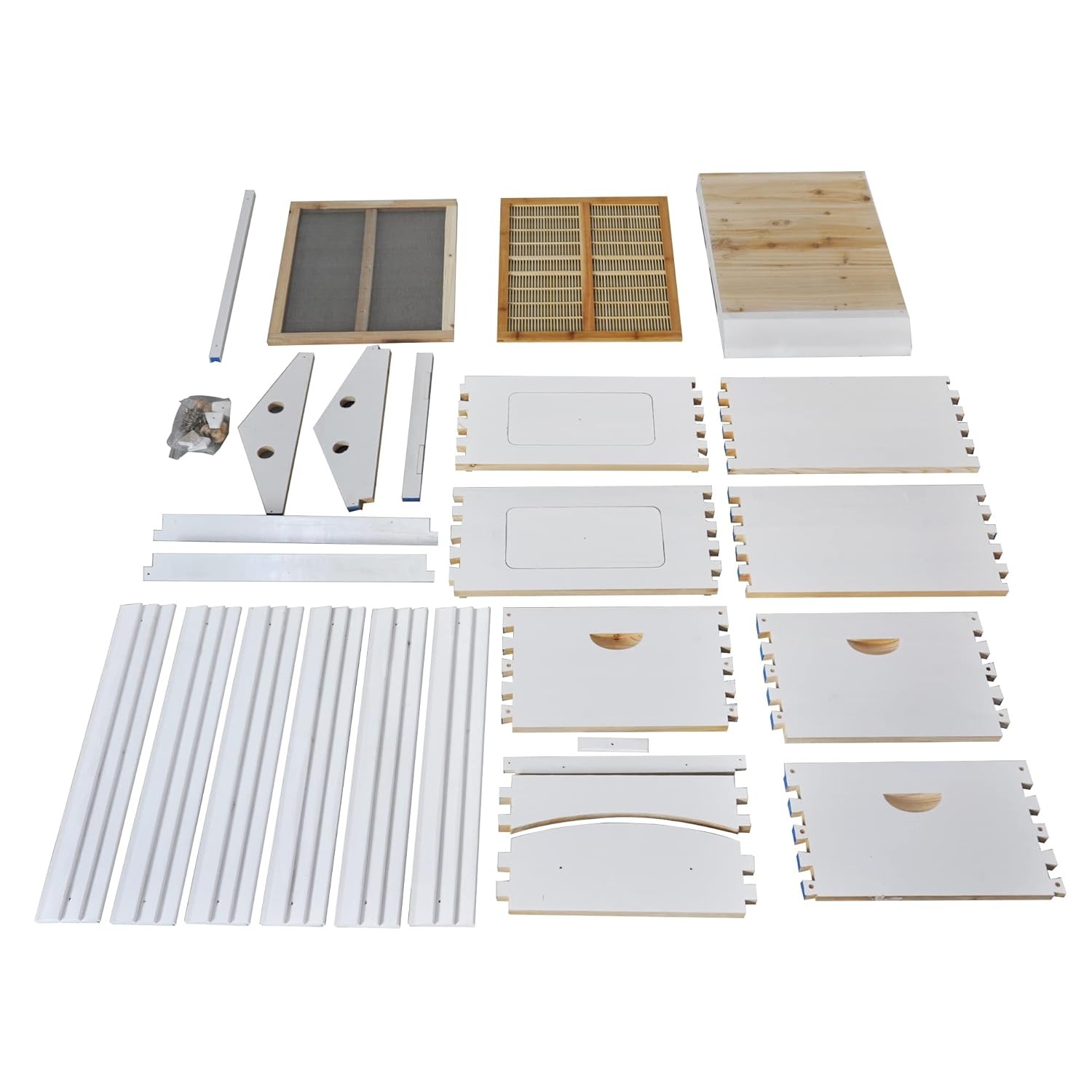 Automatic Beehive Starter Kit 7 Auto Beekeeping Frames Easy Honey Harvesting US