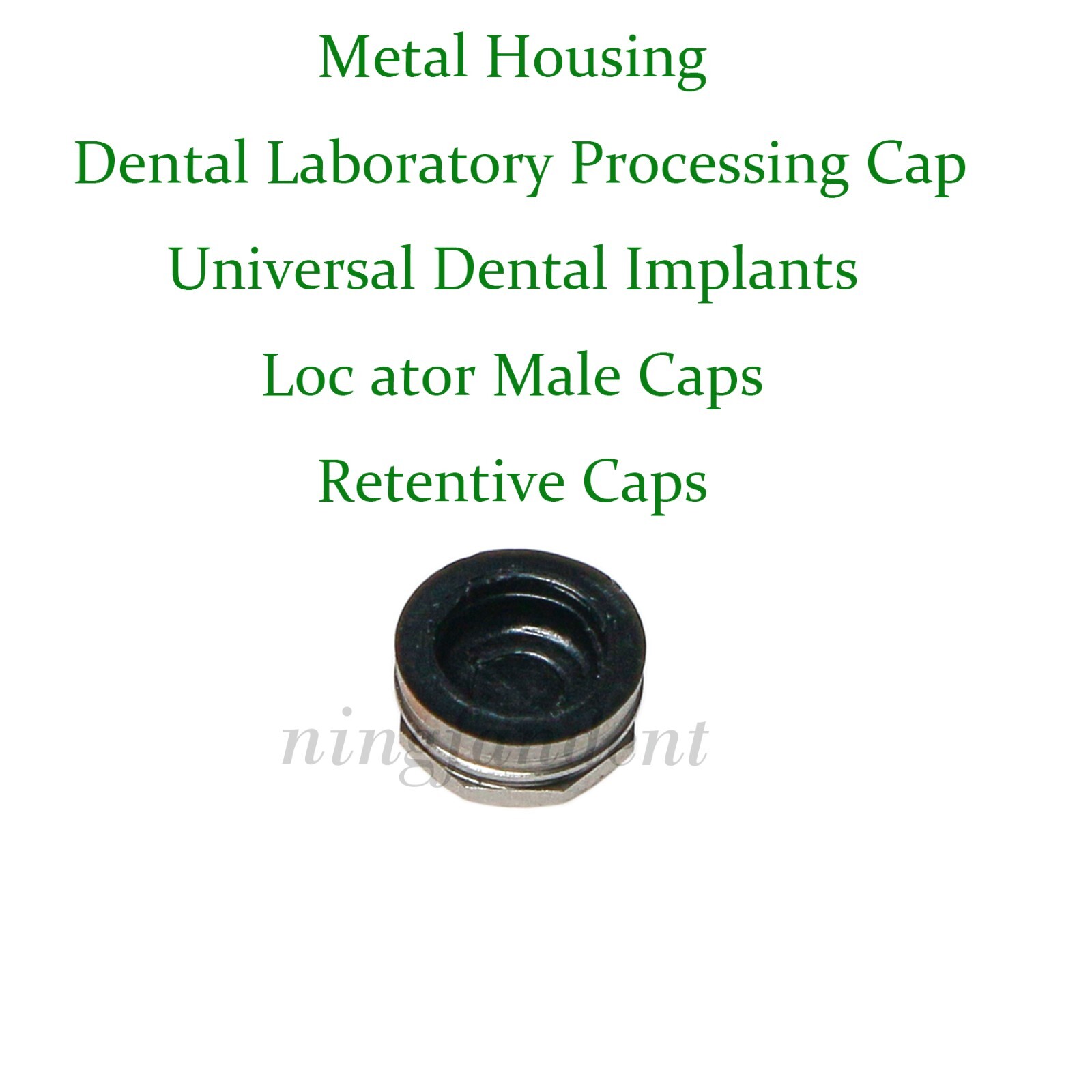 US Dental Overdenture Abutment Retention Cap Locator male processing Inserts Set