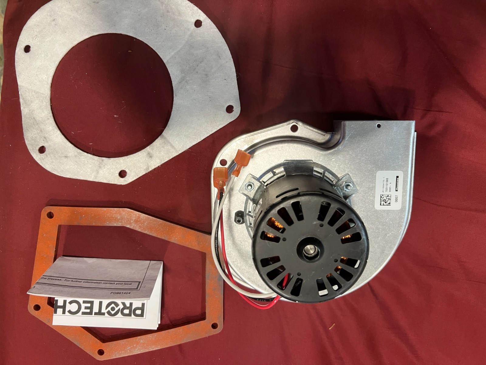 Rheem 70-23641-86 Inducer Draft Blower with Gasket