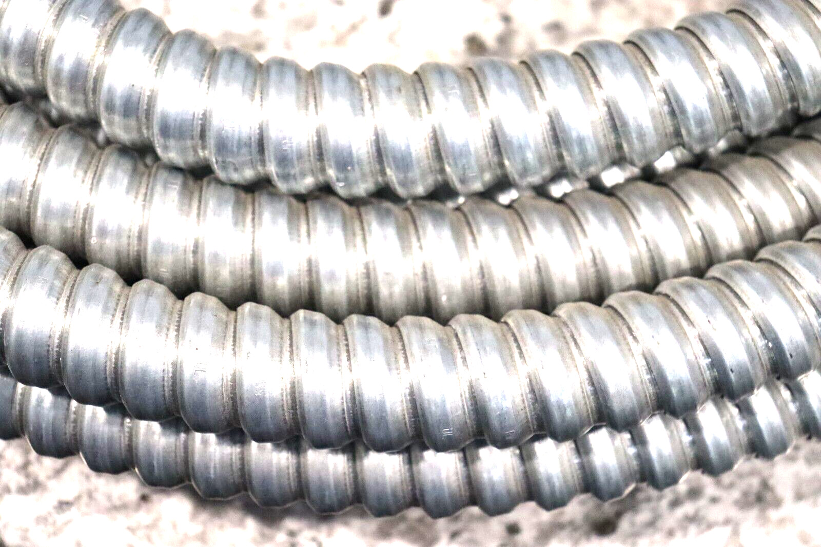 Aluminum Flexible Electrical Conduit, 1-1/2 inch in Diameter, Various Lengths