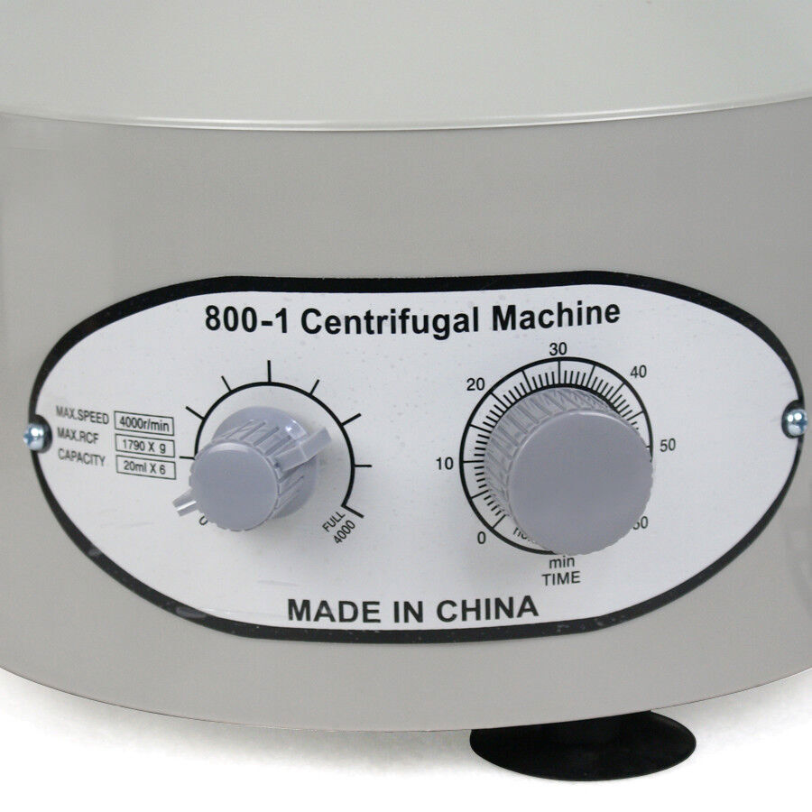 Desktop Electric Centrifuge 4000Rpm Laboratory Medical Practice w/ Timer 800-1