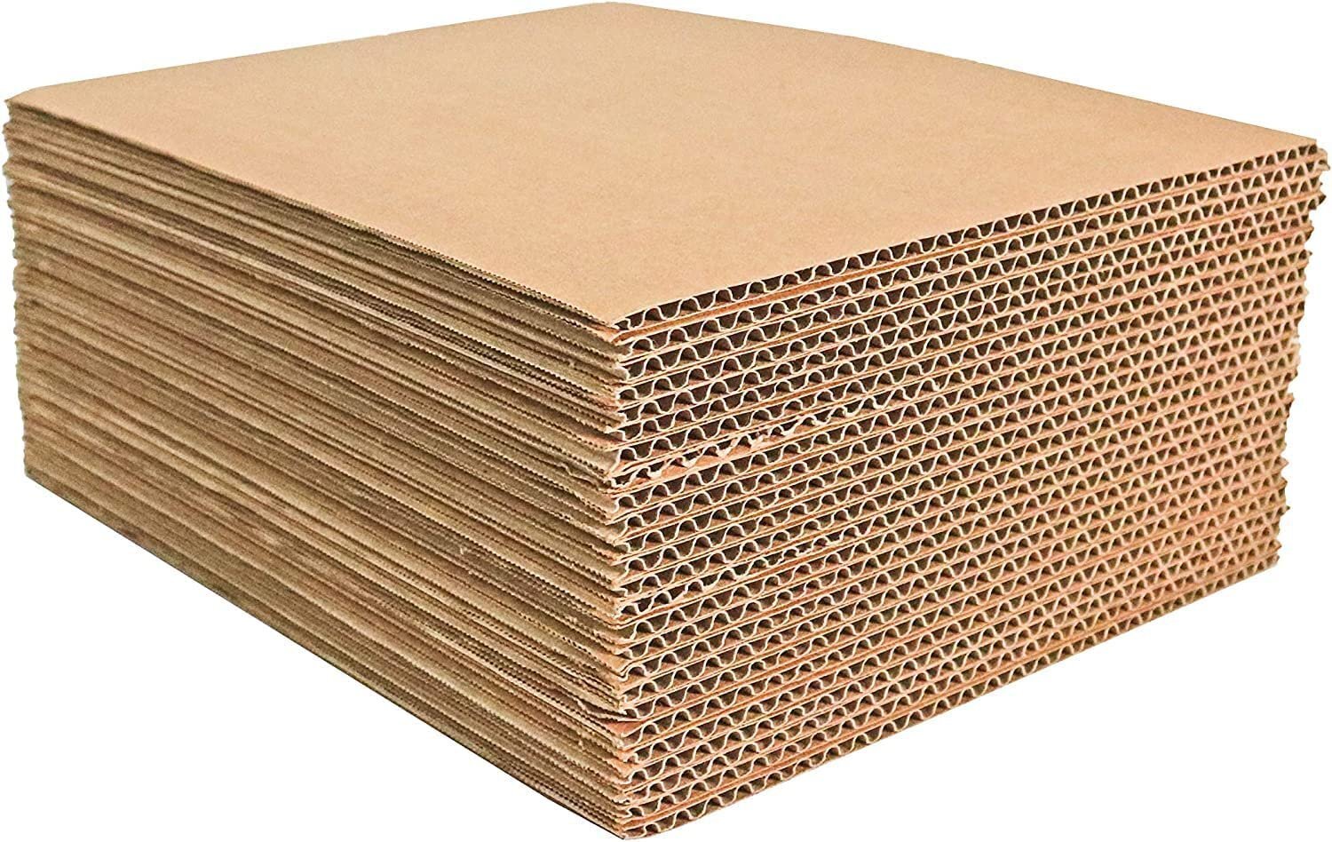 25 5×7 Cardboard Corrugated Pads Inserts Filler Sheet 5 x 7