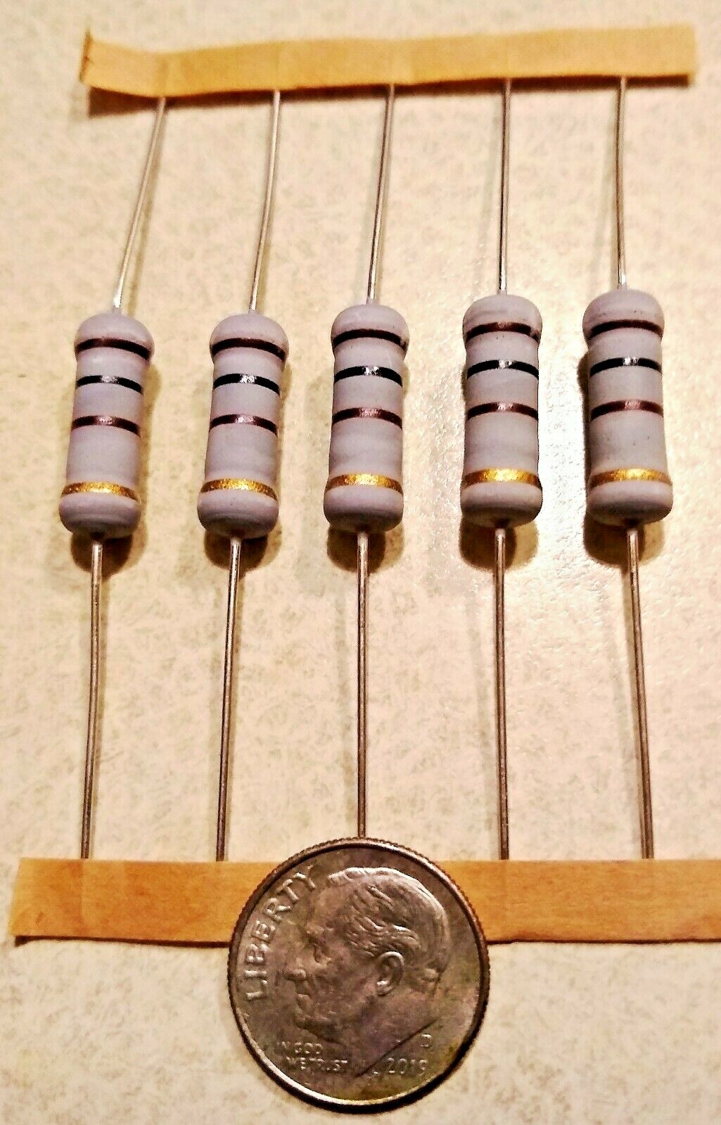 5 PCS 3Watt Metal Oxide Film Resistors 3W Resistor 5% YOU CHOOSE VALUE