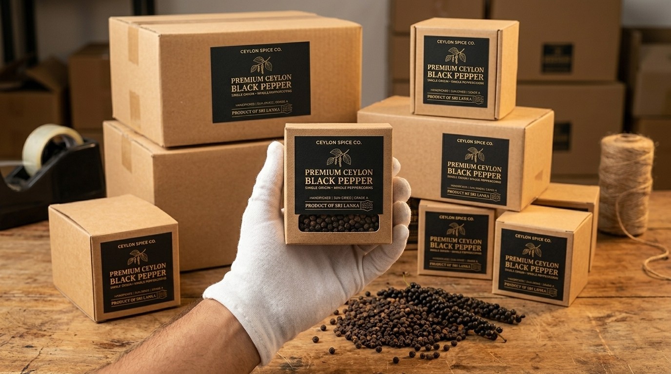 Premium Ceylon Black Pepper Whole Peppercorns Bulk Fresh Sri Lanka 2lb 5lb 10lb
