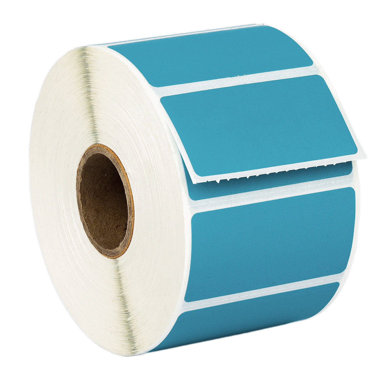 ZEBRA ELTRON 2×1 COLOR 2″ x 1″ BLUE Direct Thermal Labels – (1) Roll of 1300