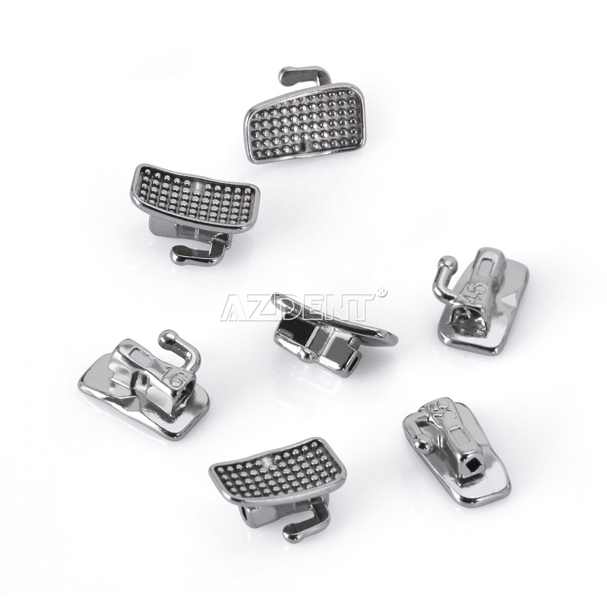 50Sets AZDENT Dental Orthodontic Buccal Tubes 1st Molar MBT /ROTH 022 Monoblock
