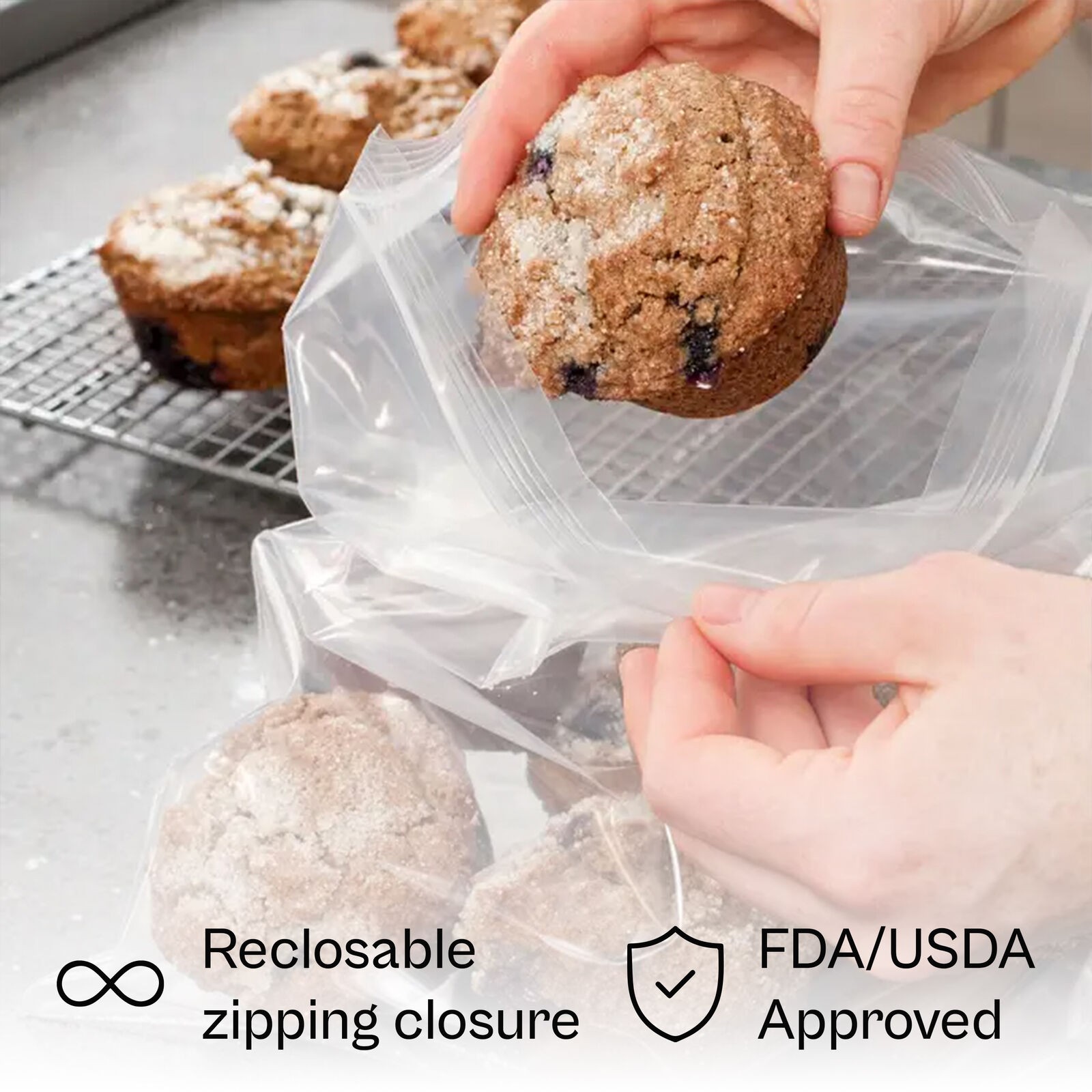Clear Ziplock Reclosable Plastic Bag, 4 Mil, 3″ x 4″ – 2000 Pieces