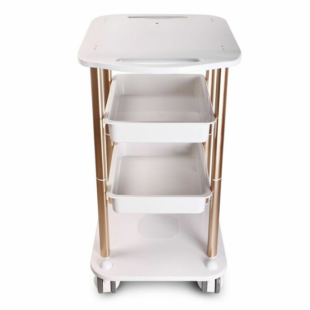 Beauty Salon Trolley Esthetician SPA Equipment Storage Stand Trolley Cart 360??