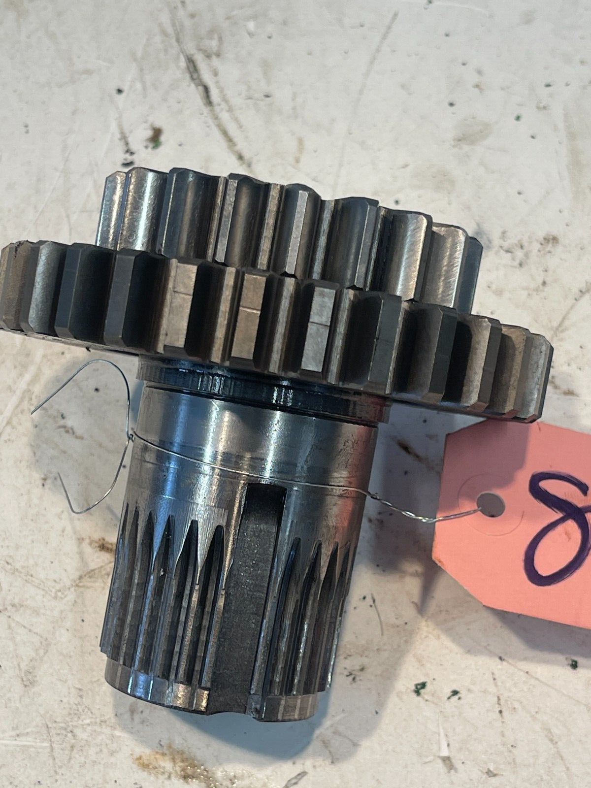 1967 John Deere 2020 Tractor Transmission Pump Gear Shaft