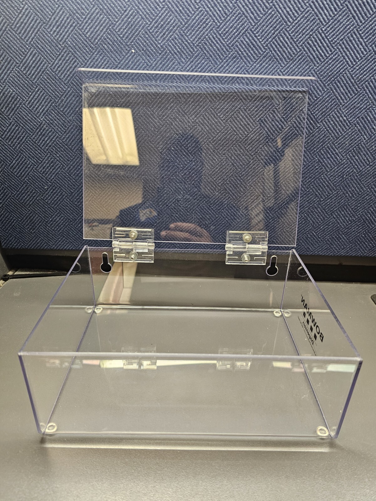 Bowman Eyewear Dispensers. Holds 6 Pair, Clear Polyethylene. 3 1/2in H x 9 1/4 W