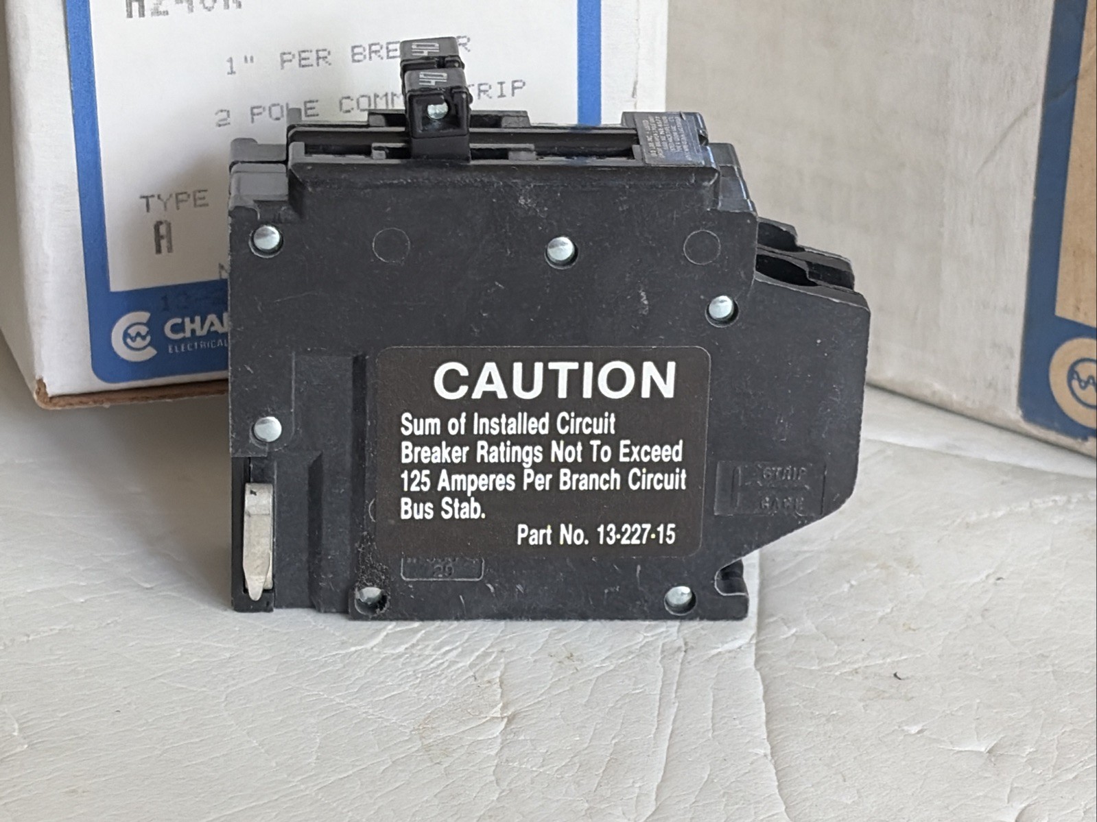 A240 Side Mount Clip CTL-yes Type A Challenger A240K MH240 2 Pole 40 Amp ~New!