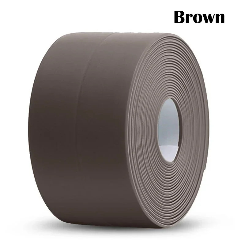 1/2/3.2M PVC Self-adhesive Sealing Tape Waterproof Oil-Proof Kitchen Sink Edge